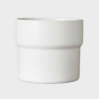 BASIL POT MEDIUM WHITE